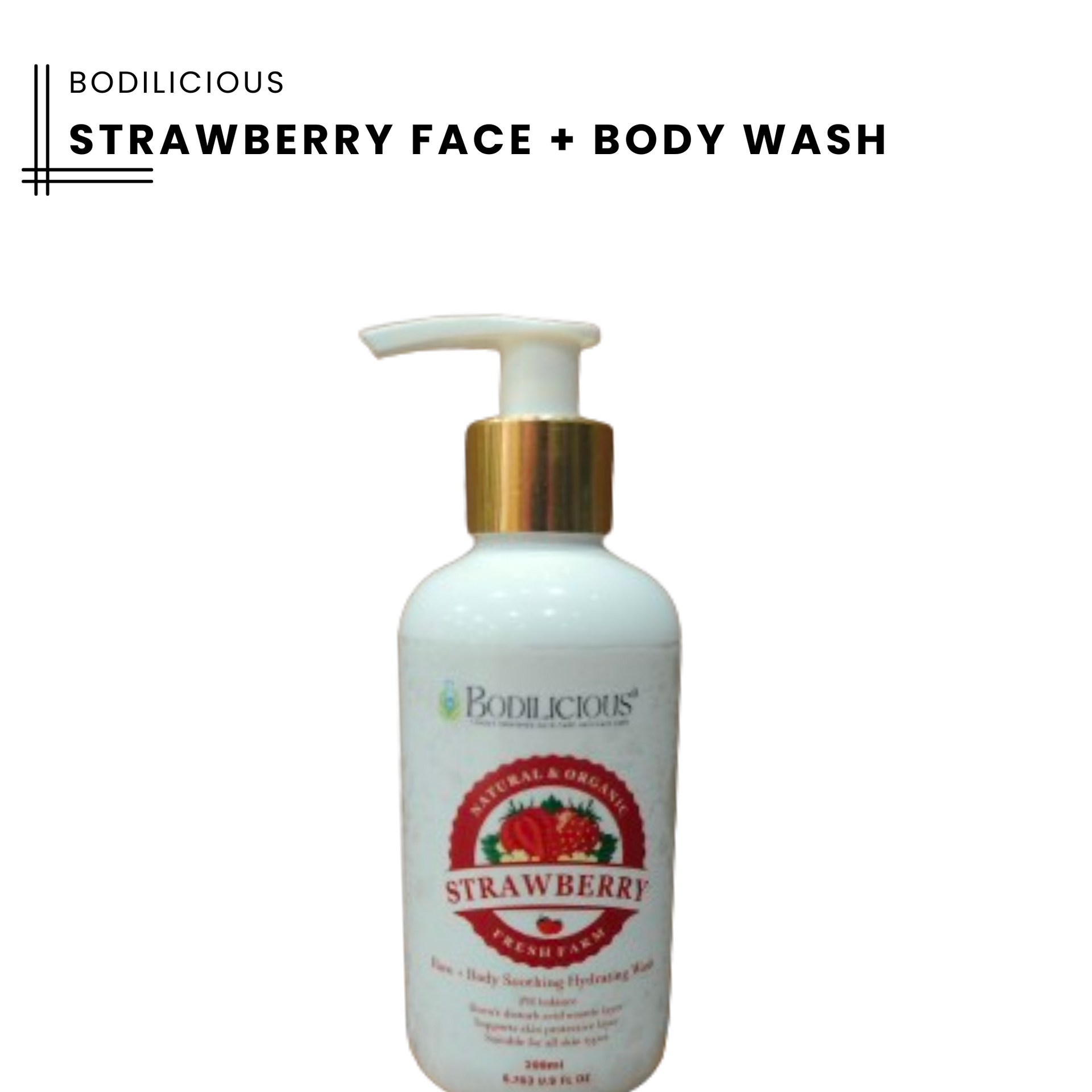 Strawberry face annd Body wash