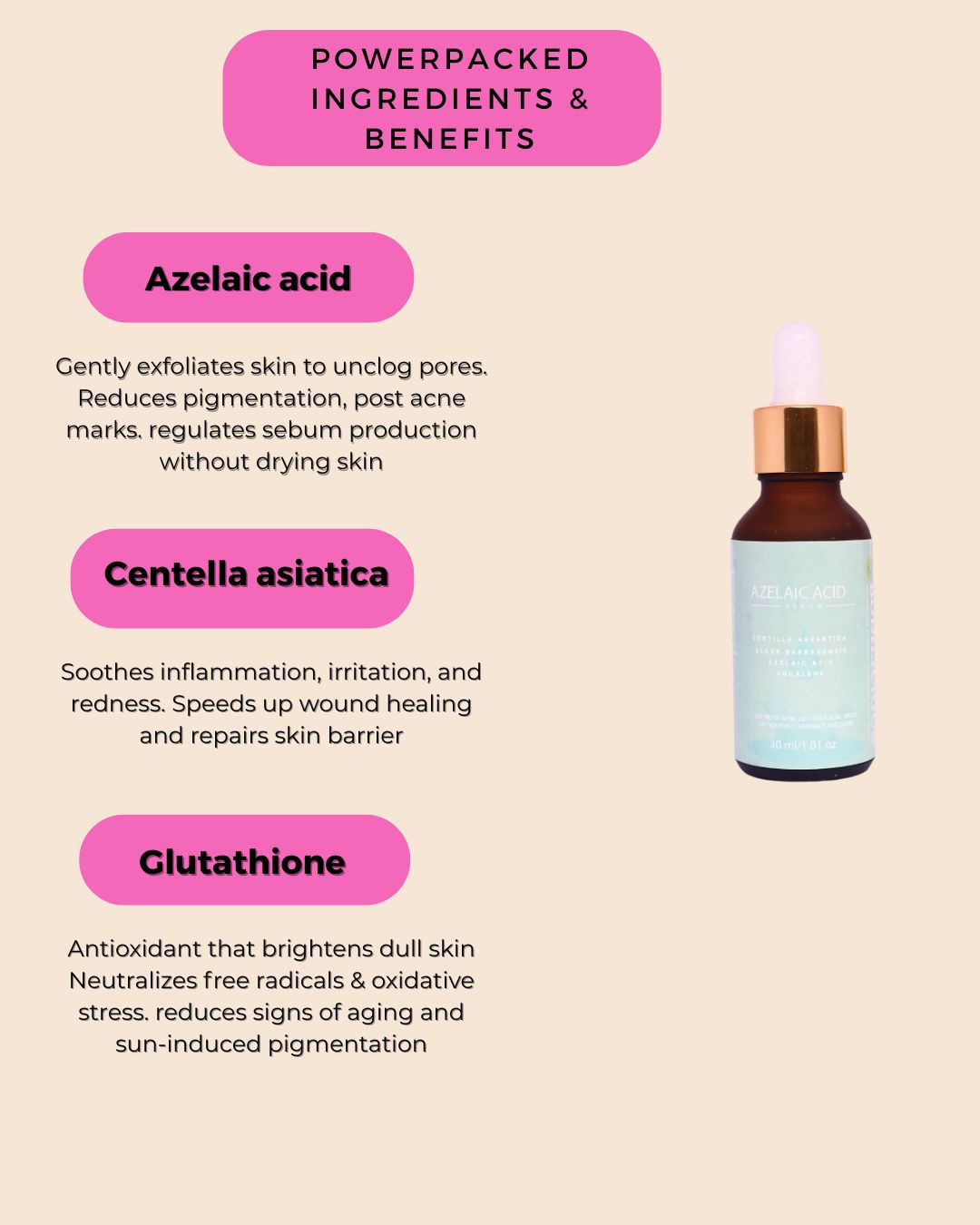 Bodilicious Azelaic Acid Serum | Radiant Complexion and Healthy Glow.