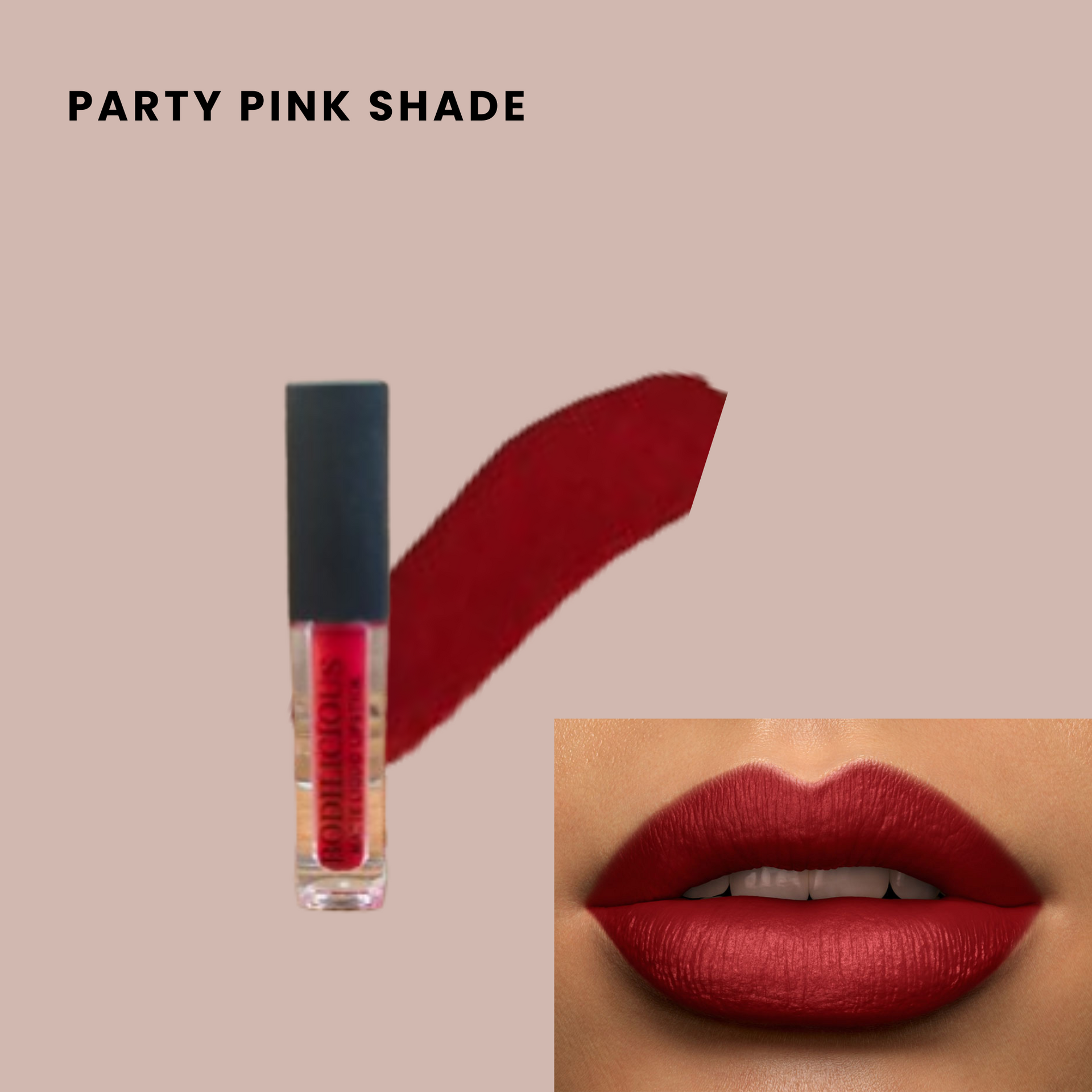 Bodilicious Matt Liquid Lipstick | Delivers A Smooth, Long-Lasting Color For Your Lips | Transfer proof and Waterproof