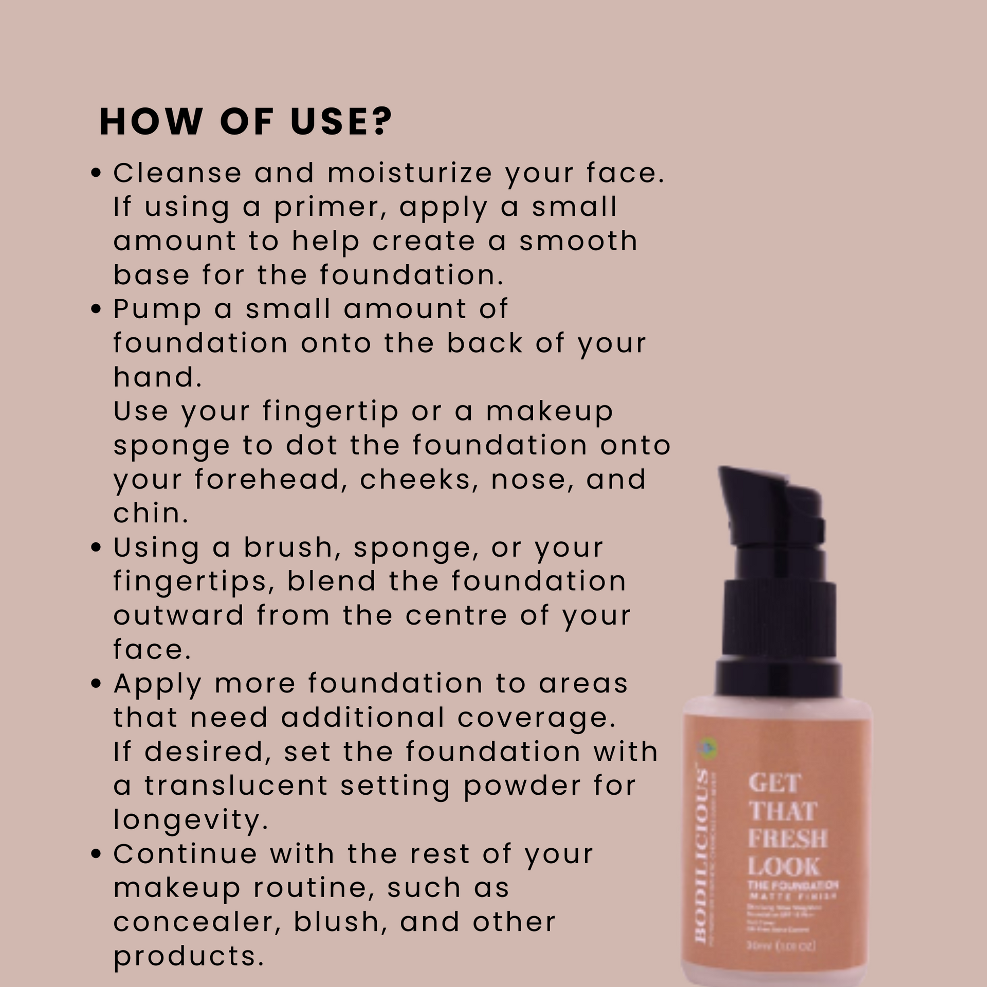 Ashwaganda Fresh look Foundation