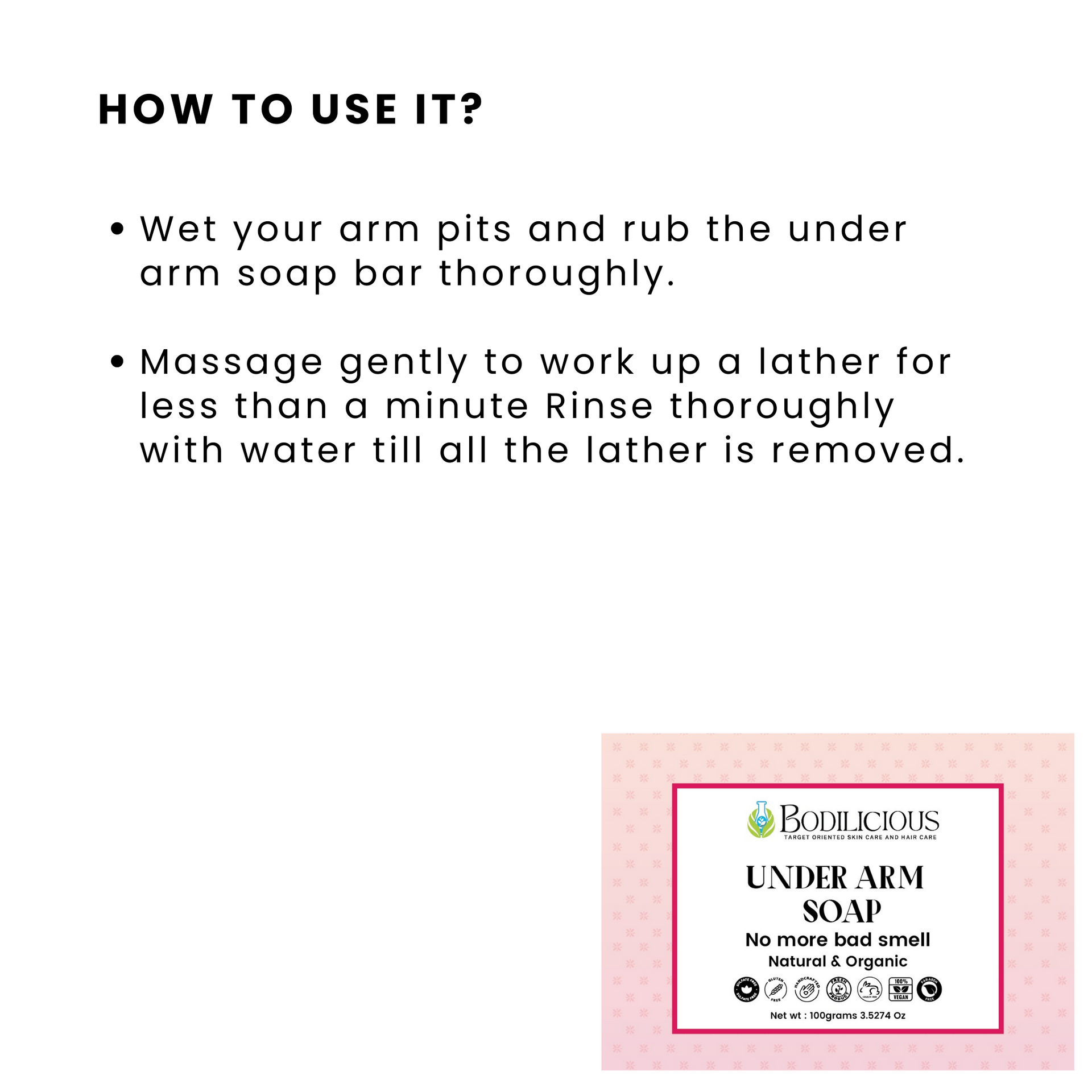 Anti-bacterial Underarm Soap