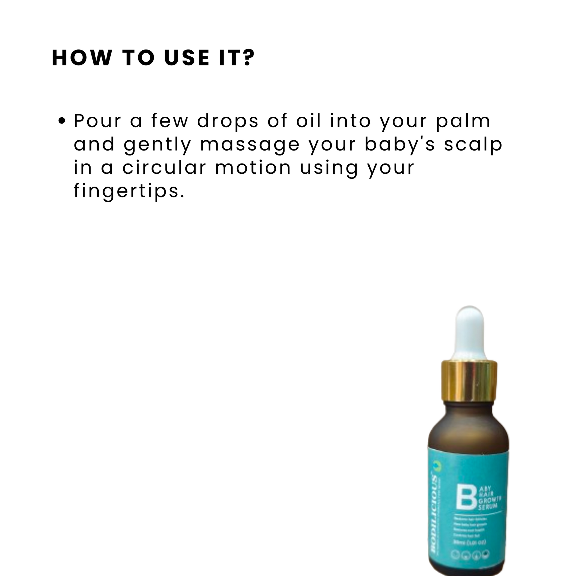 Scalp Nourishing baby hair growth Serum