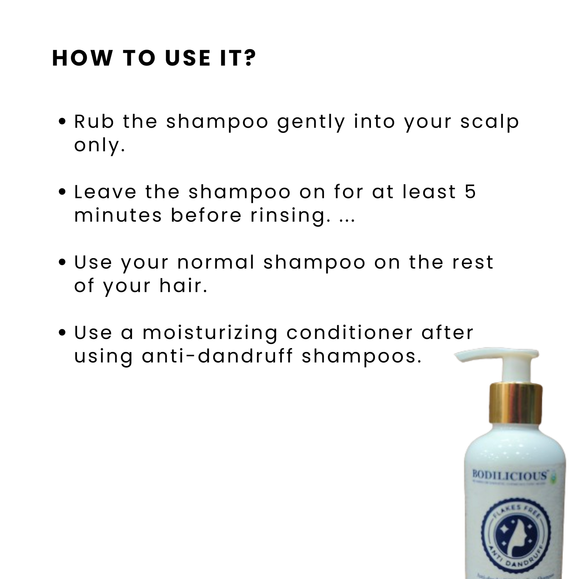 Anti-Dandruff Shampoo |  Prevent Dryness And Flakiness On The Scalp |  Promotes Hair Growth