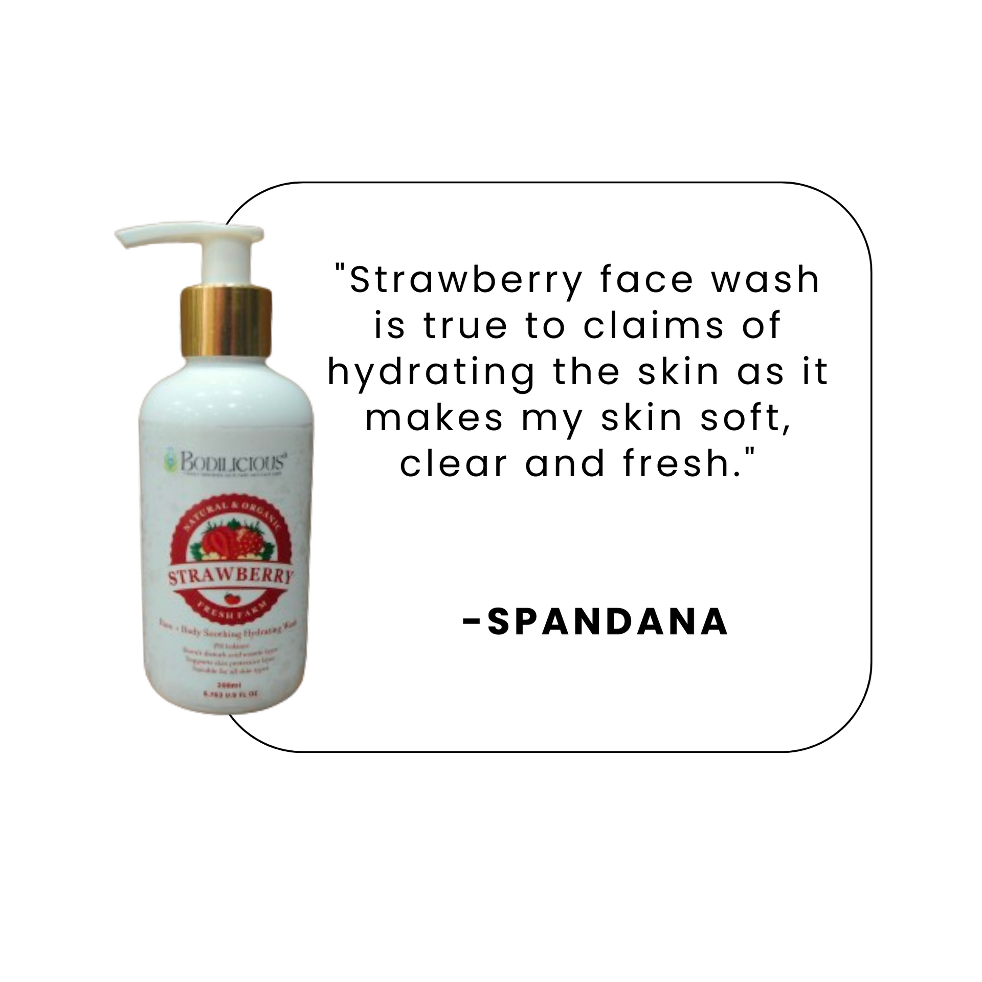 Strawberry face annd Body wash