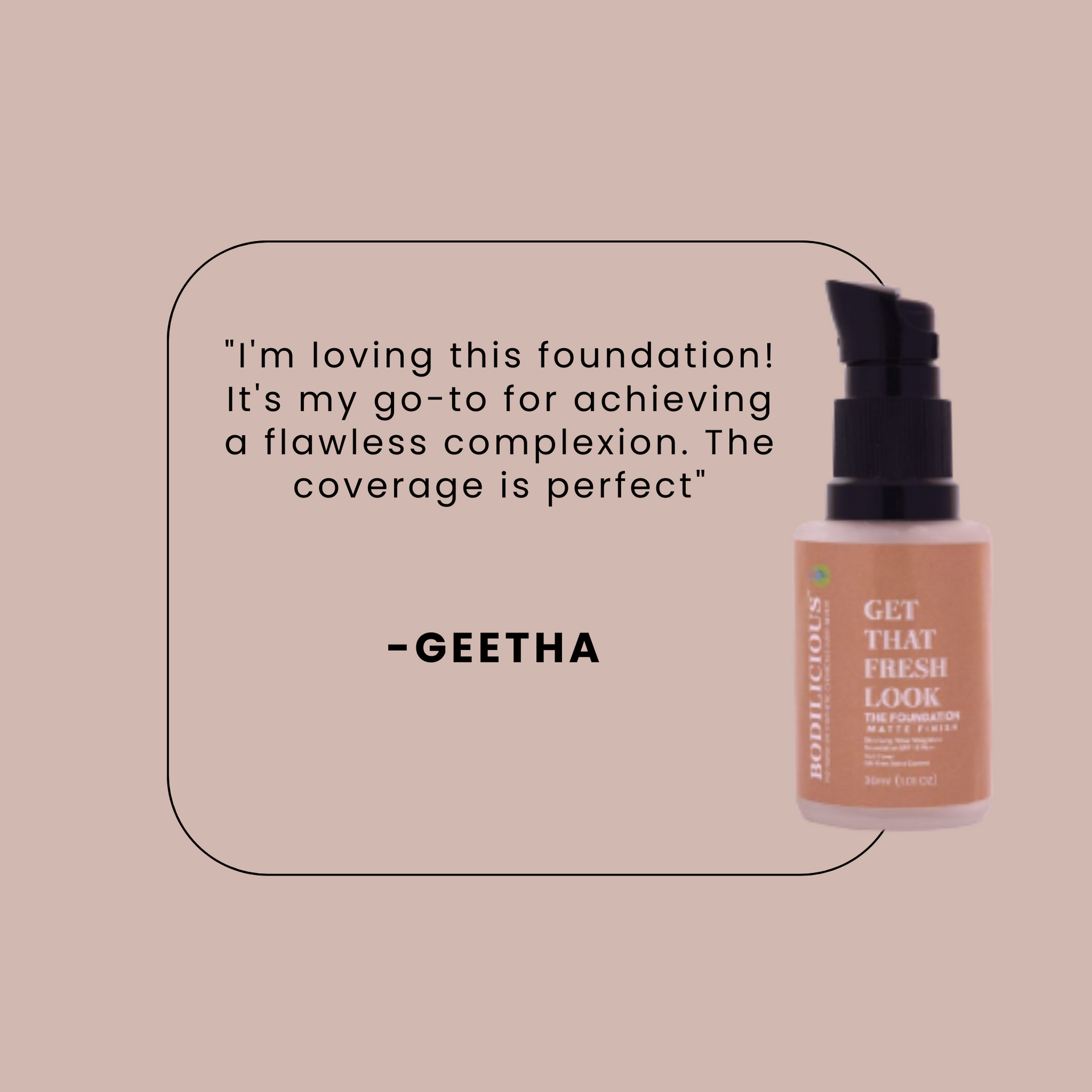 Ashwaganda Fresh look Foundation