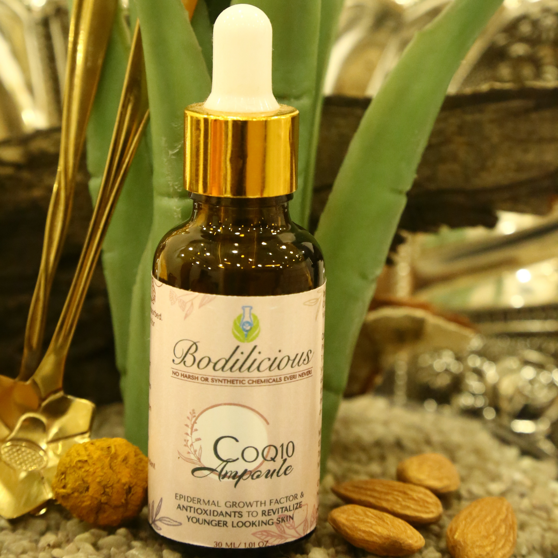 Bodiilicious's Coenzyme Q10 serum | Reduce fine lines and wrinkles |  Evens skin tone