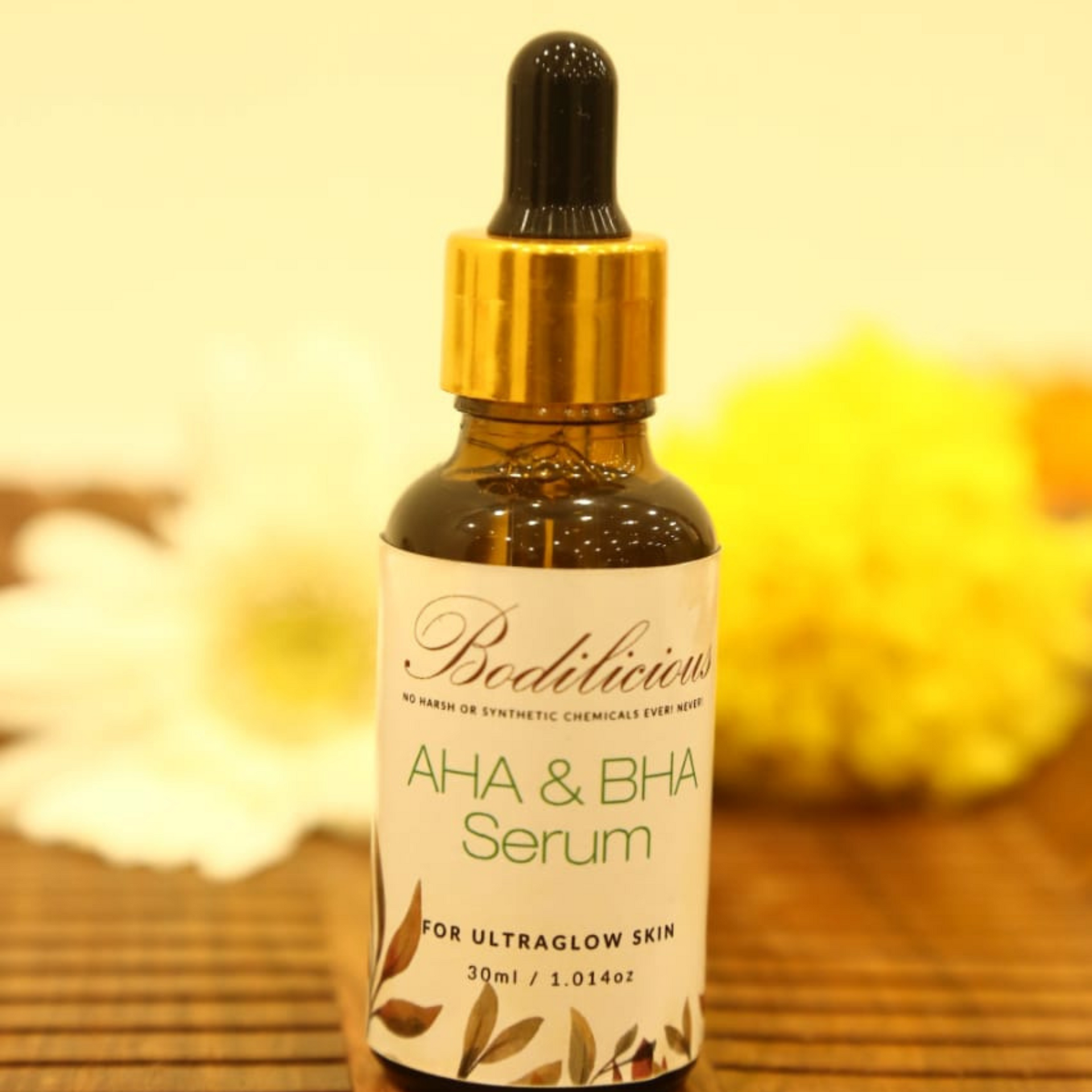 Bodilicious - AHA & BHA Serum |With Glycolic acid & Salicylic acid |Treats hyperpigmentation