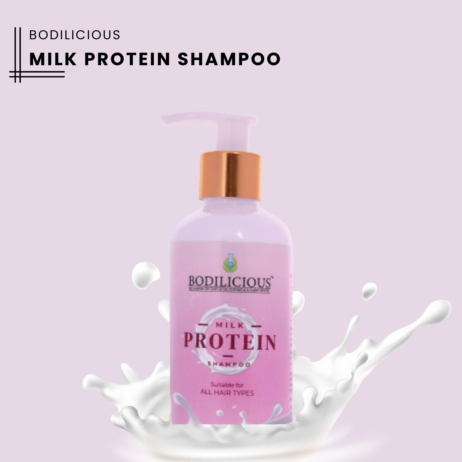 Hair Strengthening Milk Protein Shampoo