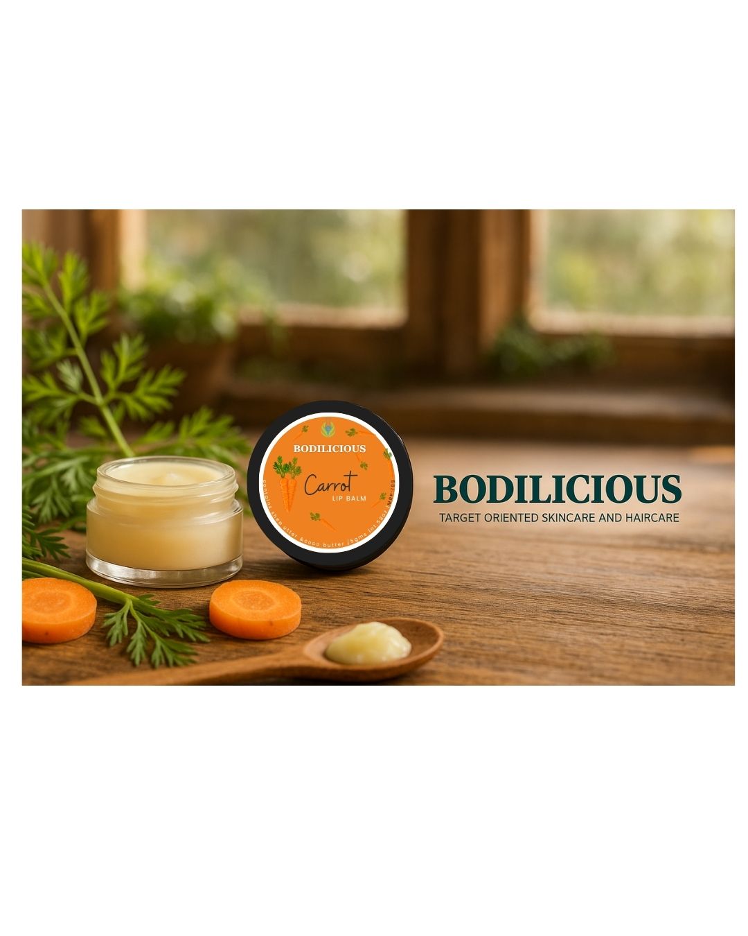 Carrot lip balm