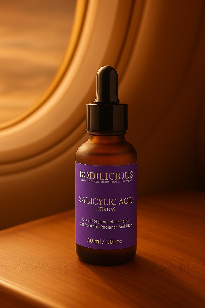 Bodilicious Salicylic Acid Serum | Fights Active Acne, Blackheads & Clear Pores.