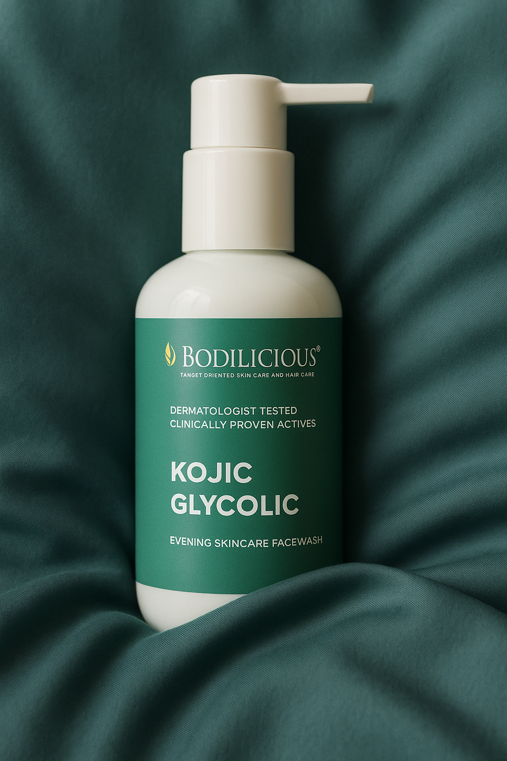 Kojic glycolic evening face wash