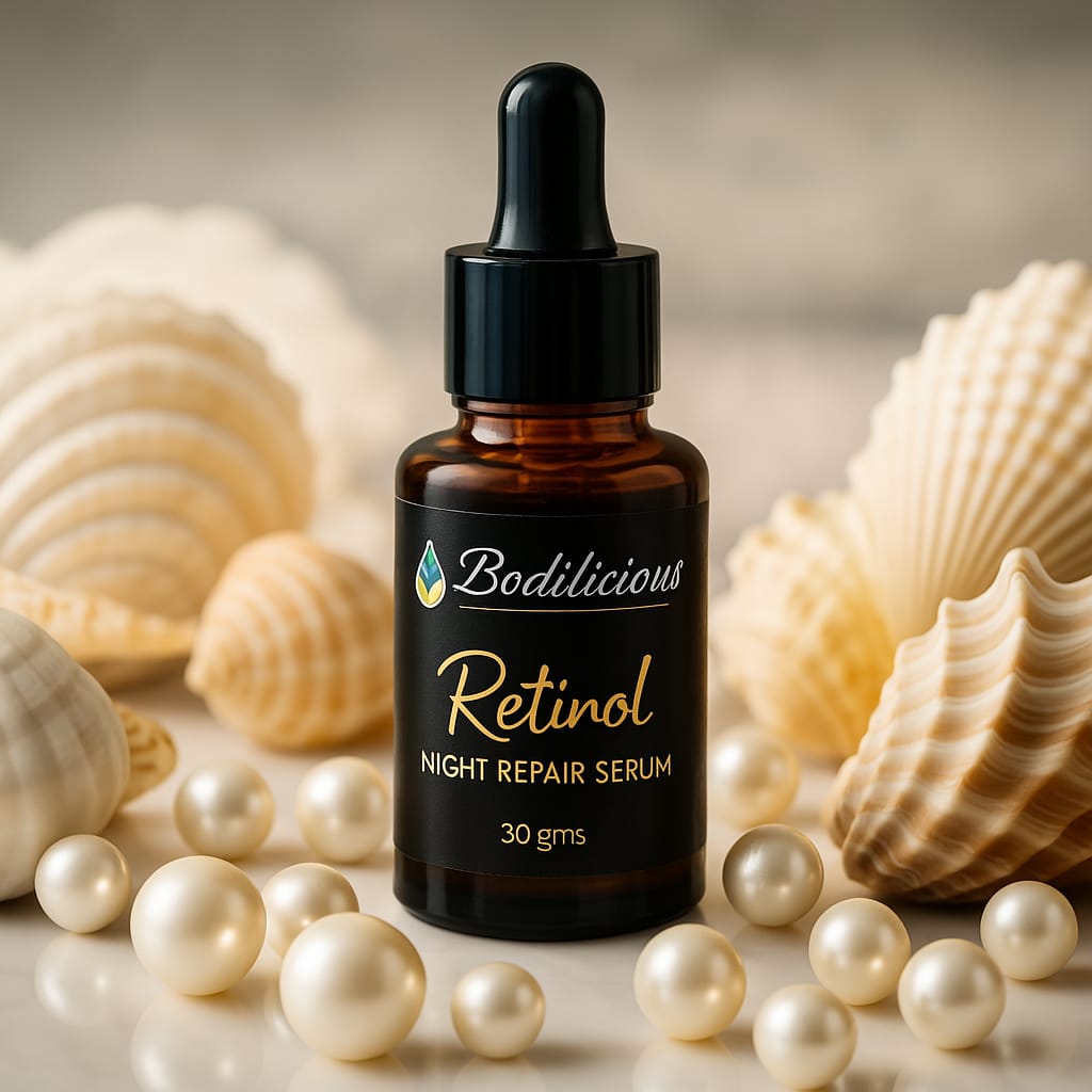 Bodilicious Retinol Night Repair Serum | Best Night Care Serum | Radiant And Youthful Skin.