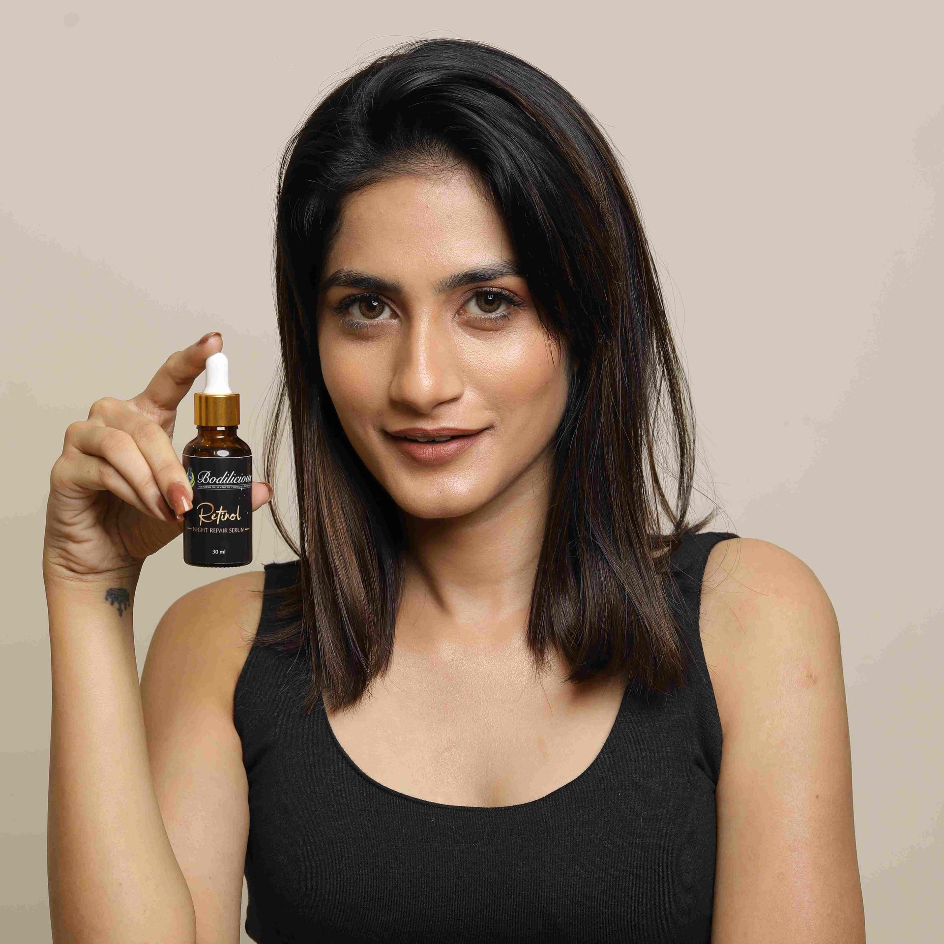 Bodilicious Retinol Night Repair Serum | Best Night Care Serum | Radiant And Youthful Skin.